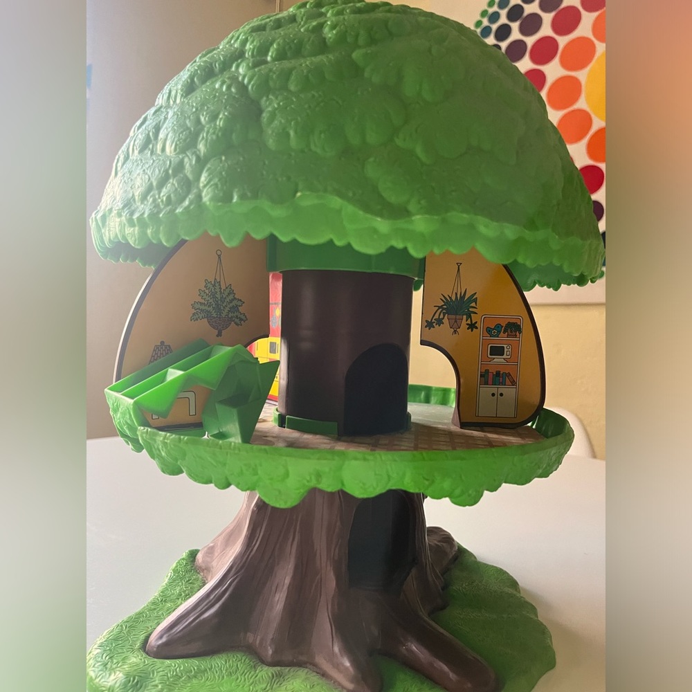 Vintage General Mills Kenner 1975 Tree Tots Family Tree House Playset Pre-Owned - Picture 4 of 6